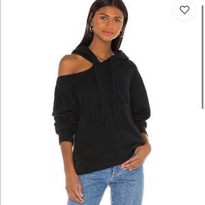 LNA BLACK HOODIE IN FAB PRE OWNED CONDITION